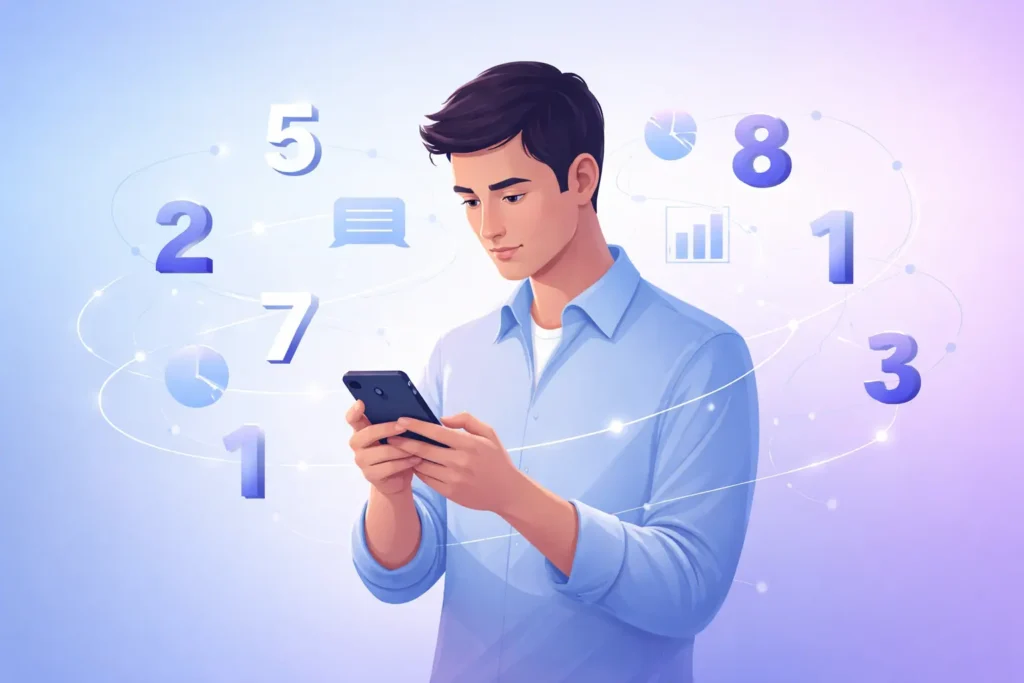 Mobile Number ka Total kaise Nikale