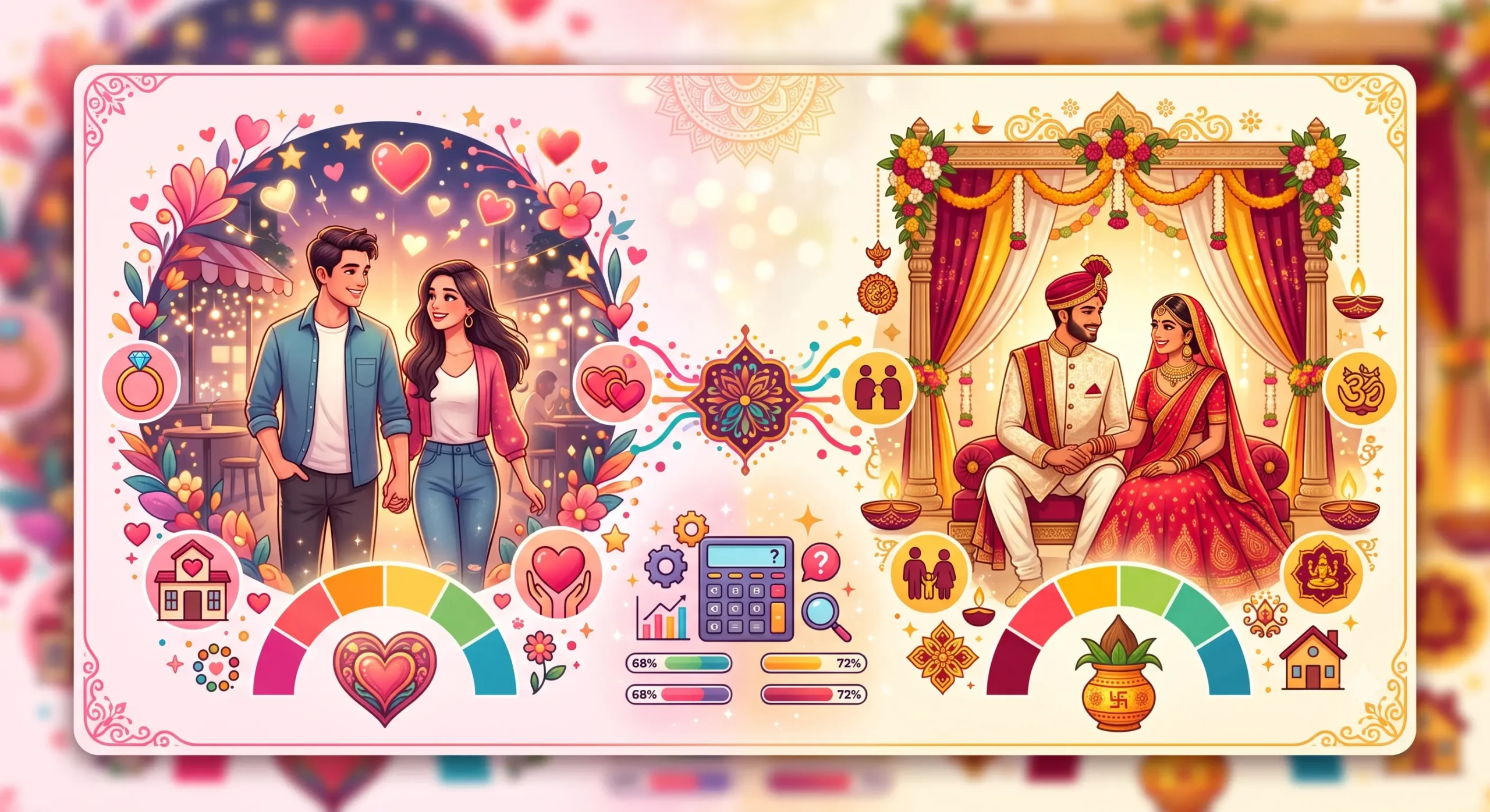 Love or Arranged Marriage Calculator